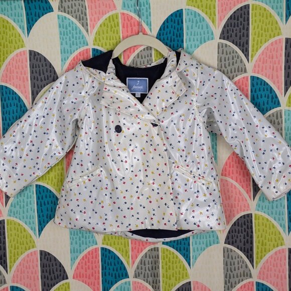 Jacadi Paris Toddler Raincoat - Umbrella Print - Size 3T - Picture 1 of 9